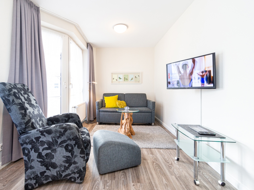 Haus Wattenblick -  Appartement 1, 2, 6 und 7 - Wohnbereich
