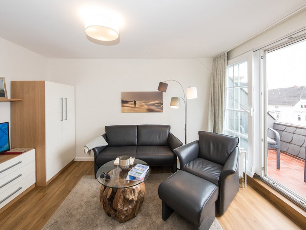 Haus Wattenblick - Appartment 12 - Wohnbereich